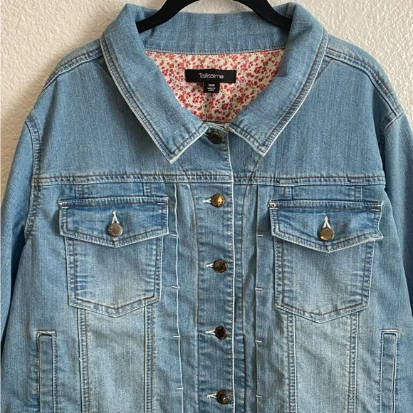 Taillissime Denim Women’s Jacket Size 18W - Picture 2 of 6